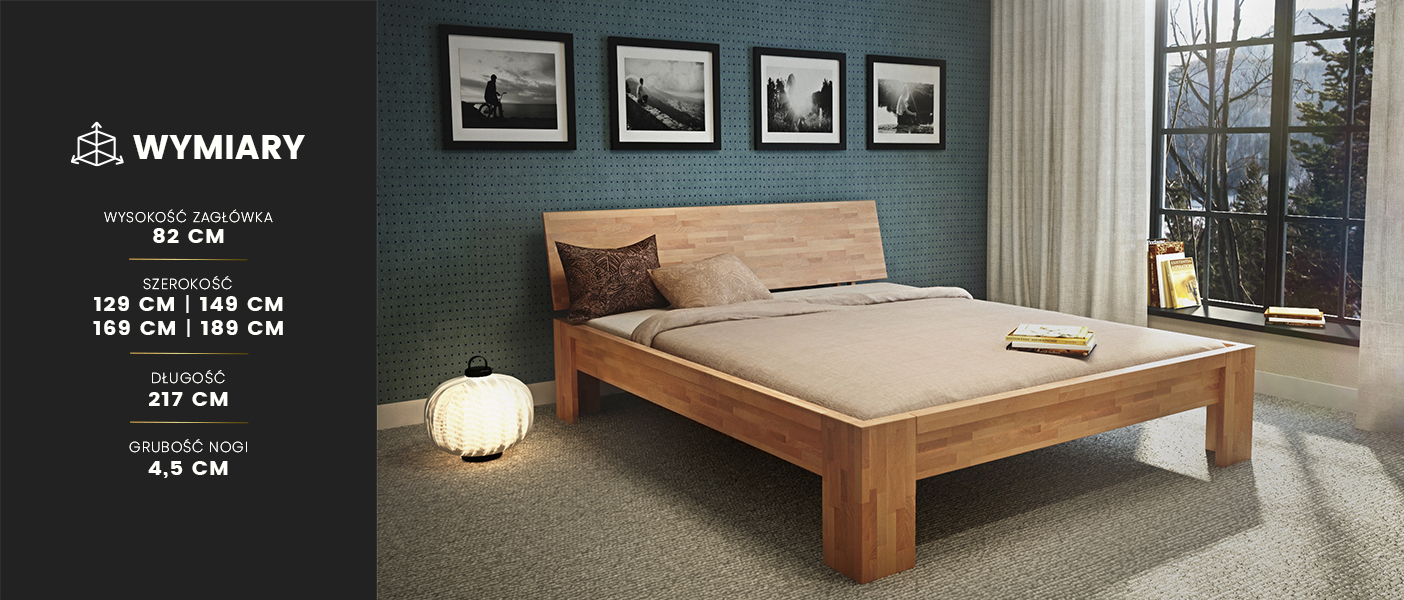 Łóżko Calm Tartak Meble drewniane